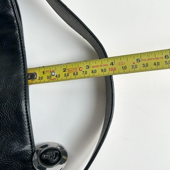 Vtg Celine Dion Y2K/Hobo Shoulder Bag/Crossbody Bag, made  of 100 PU in Black - Picture 13 of 17